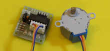 Stepper motor with driver